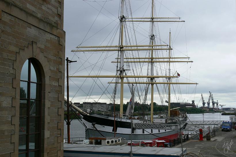 P1000593.JPG - Le Tall ship au port de Glasgow abrite un musée qui retrace 100 ans d'histoire de la marine.