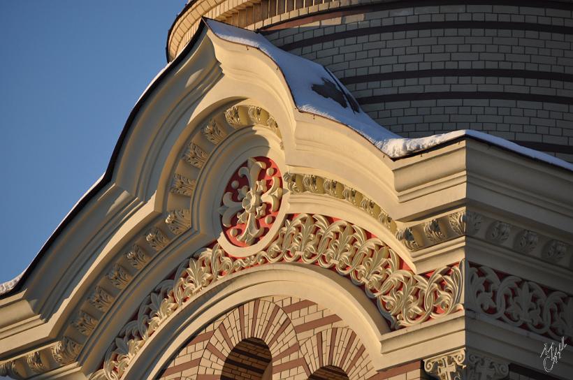 DSC_0785.JPG - À l'époque soviétique cette cathédrale orthodoxe était transformée en planétarium. Certains, quand ils vont à la messe aujourd'hui, disent encore qu'ils se rendent au planétarium.