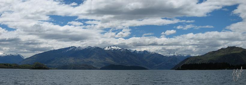 Pano_West01.jpg - Le lac Wakatipu près de Queenstown - au sud-ouest de l'île du sud