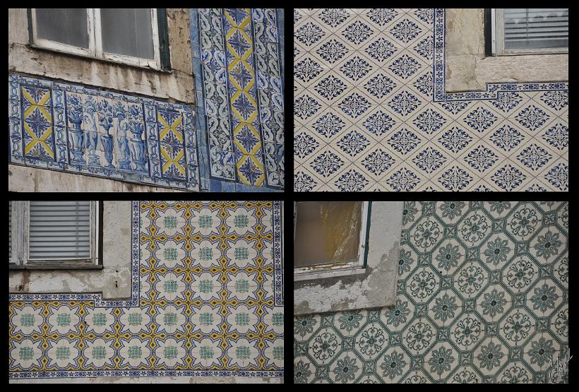 Azu_02.jpg - Les Azulejos couvrent les façades après l'incendie de 1755, afin de protéger les édifices du feu.