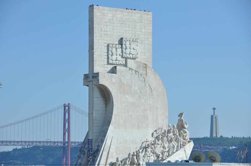 DSC_1375.JPG - Padrao do Descobrimentos (sculpture sur les explorateurs Portugais). Érigée en 1960 à l'occasion du 5ème centenaire de la mort du 1er explorateur, le prince Henri.