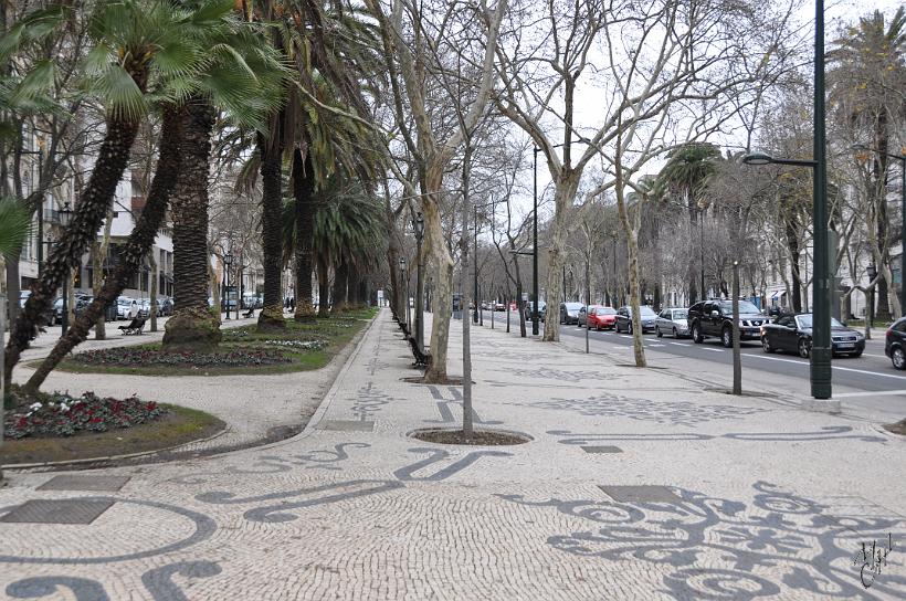 DSC_1655.JPG - Les trottoirs pavés de l'Avenida da Libertade.