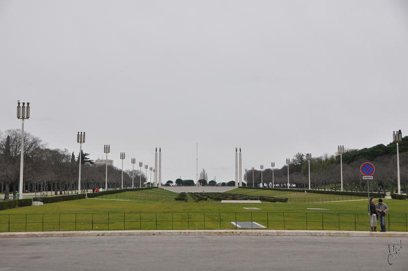 DSC_1668.JPG - Parque Eduardo VII. C'est un grand jardin dans le prolongement de l'Avenida da Libertade.